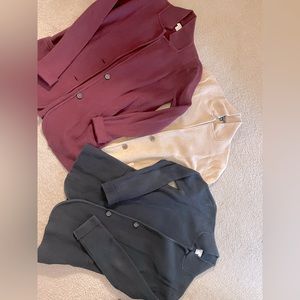 J.Crew sweater blazer bundle of 3, size XS